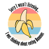 Penser à manger des bananes