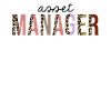 Asset manager Leopard Print Funny