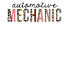Automotive Mechanic Leopard Print Funny