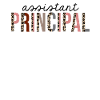 Assistant Principal Leopard Print Funny