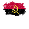 Angola Flag Grunge Angola Flag