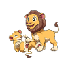 Löwe Großer Bruder Junge