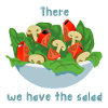 There we have the salad