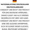 NATIONALHYMNE DEUTSCHLAND: DEUTSCHLANDLIED