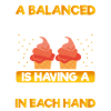 A balanced diet with cupcake