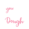 I love you bread dough