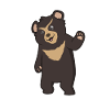 Kawaii Spectacled Bear