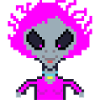 Pixel Alien "Violet Crazy"