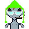 Pixel Alien "Summer Smoke"