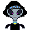 Pixel Alien "Black Girl"