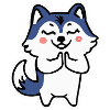 Husky Namaste Dog Cadeau Malamute