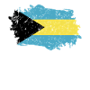 Bahamas Flag Grunge Bahamas Flag