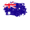 Australia Flag Grunge Australia Flag