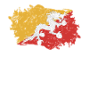 Bhutan Flag Grunge Bhutan Flag