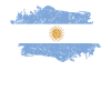Drapeau argentin Grunge Drapeau argentin