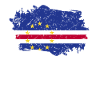 Cape Verde Flag Grunge Cape Verde Flag