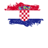 Croatia Flag Grunge Croatia Flag