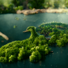 Dinosaur Lake Landscape Future II