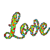 Retro Love in Pixel Design