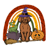 Cute Vizsla Halloween Costume Dog