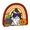 Cute Japan Chin Halloween Dog