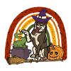 Cute Shikoku Ken Halloween Dog
