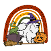 Cute Spitz Halloween Costume Dog
