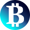 Bitcoin Logo blue