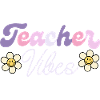 Teacher Vibes Teacher Humor