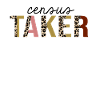Census Taker Leopard Print Funny