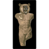 Greek bear statue