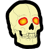 Psychedelic skull