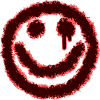 smilie blood grin