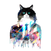 tuxedo, cat,suit,graffiti,tuxedokatze