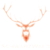 Schwarzwald Hirsch - Batik rot