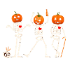 Halloween Skelette