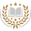 Laurel wreath stars open book