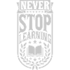 never stop learning quote