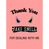 fake smile