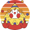 Clown Klaun Retro