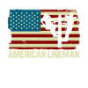 Lineman American Flag Lineworker