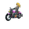 Pige på motorcykel