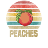 Peach Peaches Fruit Retro Sunset