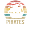 Pirate Ship Pirates Retro Sunset