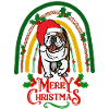 Christmas Bulldog Kawaii