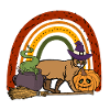 Cute Chausie Halloween Cat