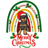 Christmas Rottweiler Lovers Kawaii