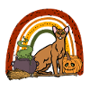 Abyssinian Cat Halloween Cat