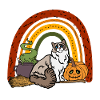 Cute Ragdoll Halloween Cat