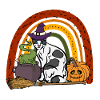 Cute Japanese Bobtail Halloween Cat